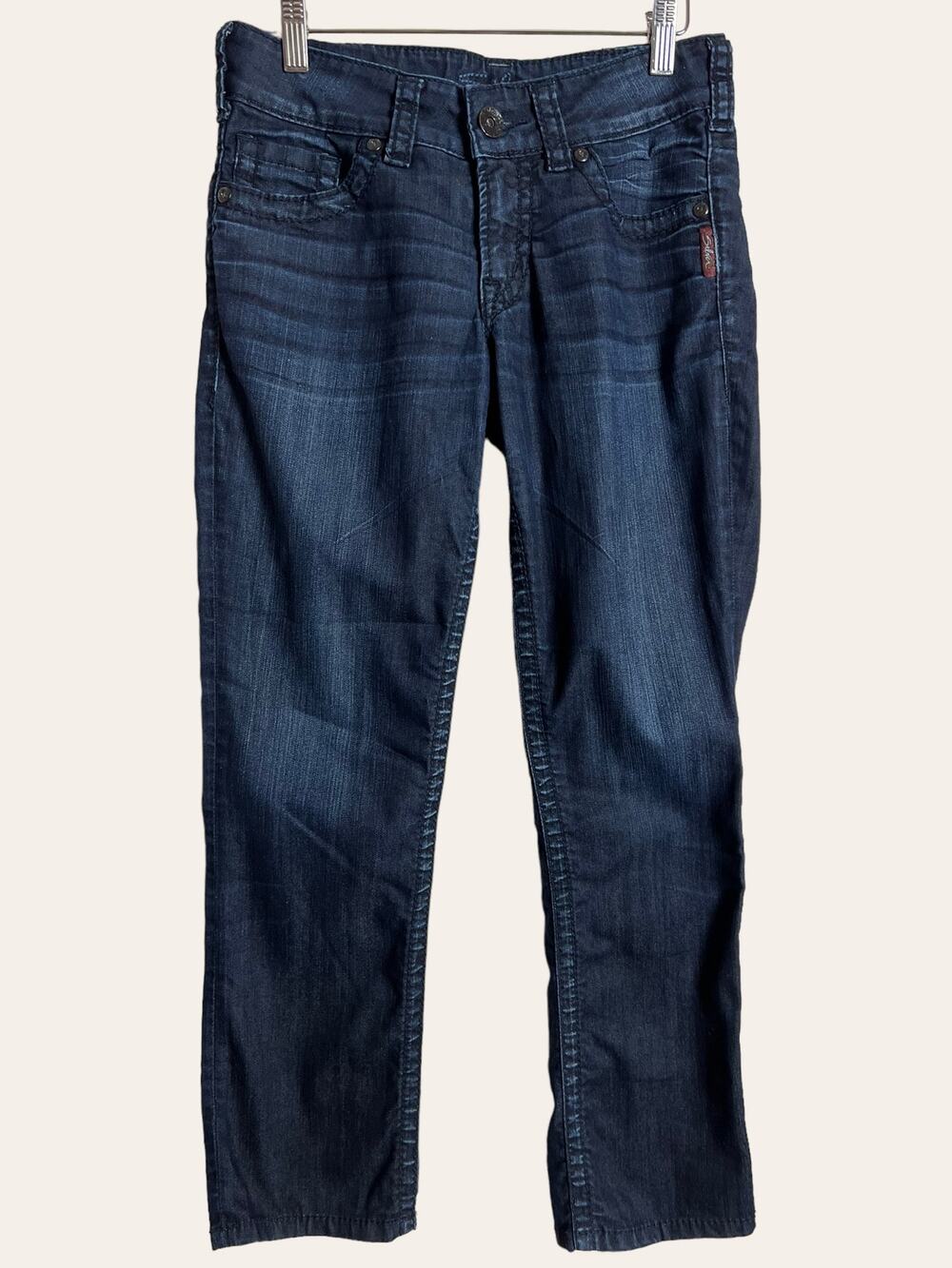 Silver Jeans Dark Wash Suki Capri Jeans Size 25
